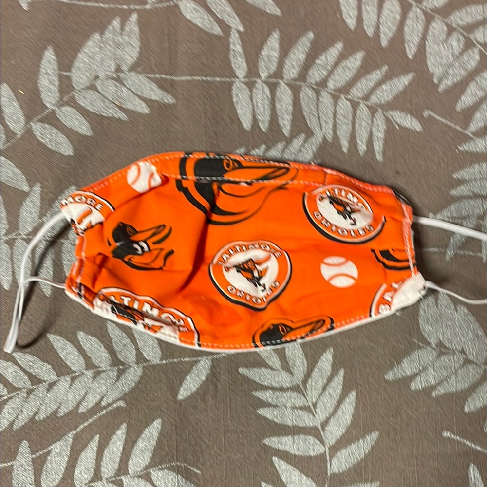 Baltimore Orioles Orange Face Mask
